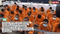 267 Kasus di ungkap PMJ