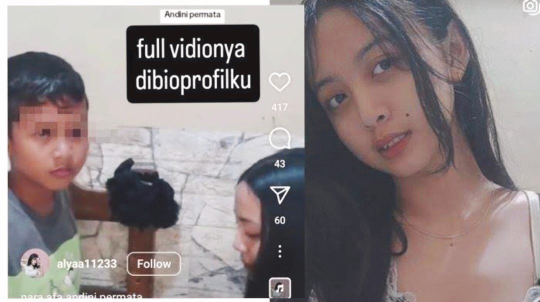 Akun Sosmed Andini Permata Diburu Netizen Usai Video Syur Viral