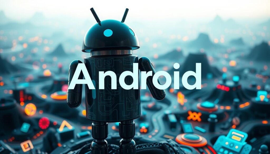 Detailed and vibrant android live wallpaper with a customizable font. In the foreground, a dynamic and visually engaging android figure, showcasing a captivating fluid motion and a bold, eye-catching font. The middle ground features an array of intricate android-themed icons and design elements, seamlessly blending together to create a cohesive and visually stunning composition. The background depicts a futuristic, tech-inspired landscape, with a soft, glowing ambiance that sets the overall mood. The lighting is carefully balanced, creating depth and dimensionality, while the camera angle provides an immersive, close-up perspective. The entire image conveys a sense of innovation, creativity, and the endless possibilities of customizing the android experience. Detailed and vibrant android live wallpaper with a customizable font. In the foreground, a dynamic and visually engaging android figure, showcasing a captivating fluid motion and a bold, eye-catching font. The middle ground features an array of intricate android-themed icons and design elements, seamlessly blending together to create a cohesive and visually stunning composition. The background depicts a futuristic, tech-inspired landscape, with a soft, glowing ambiance that sets the overall mood. The lighting is carefully balanced, creating depth and dimensionality, while the camera angle provides an immersive, close-up perspective. The entire image conveys a sense of innovation, creativity, and the endless possibilities of customizing the android experience.