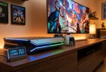 FSR konsol, AMD FidelityFX Super Resolution, temperature konsol