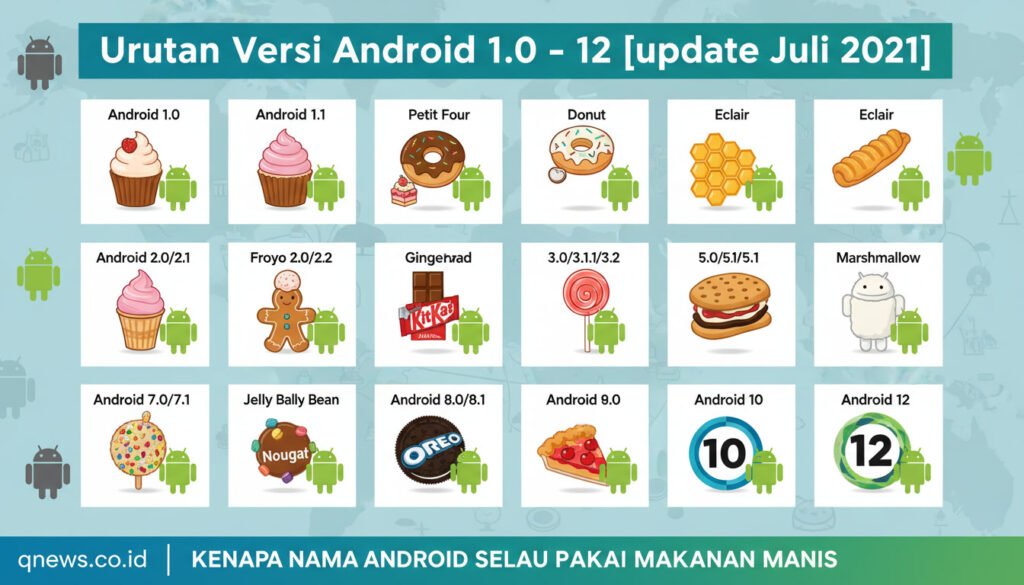 Kenapa Nama Android Selalu Pakai Makanan Manis