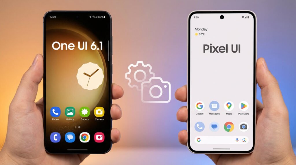 Samsung One UI 6.1 vs Pixel UI bloatware