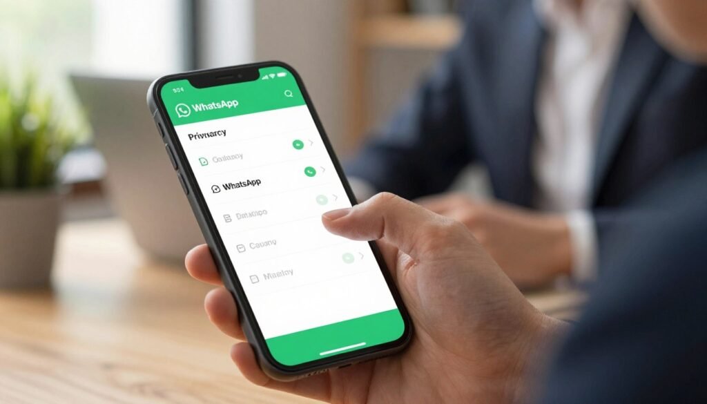 Setting Whatsapp Privacy