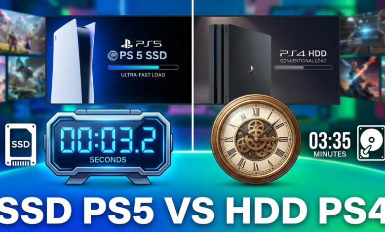 Ssd Ps5 Vs Hdd Ps4 Loading