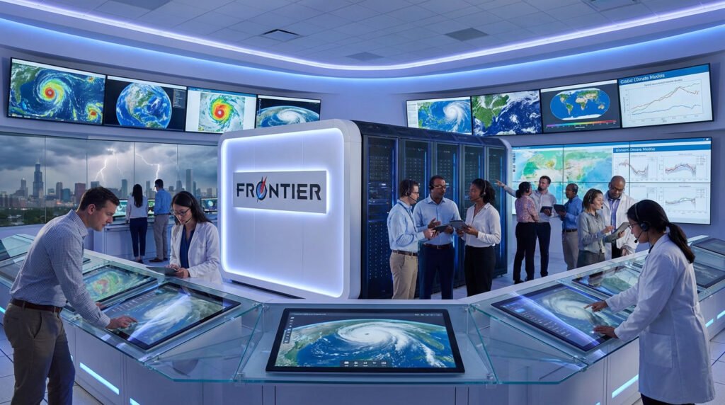 superkomputer frontier prediksi cuaca akurat