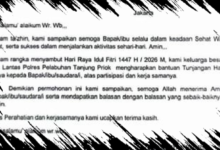 Surat Permintaan THR dari Satlantas Tanjung Priok kepada Pengusaha Angkutan, Ini Tanggapan Kapolres