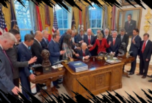 Trump Didoakan Puluhan Rohaniawan untuk Kemenangan AS Melawan Iran