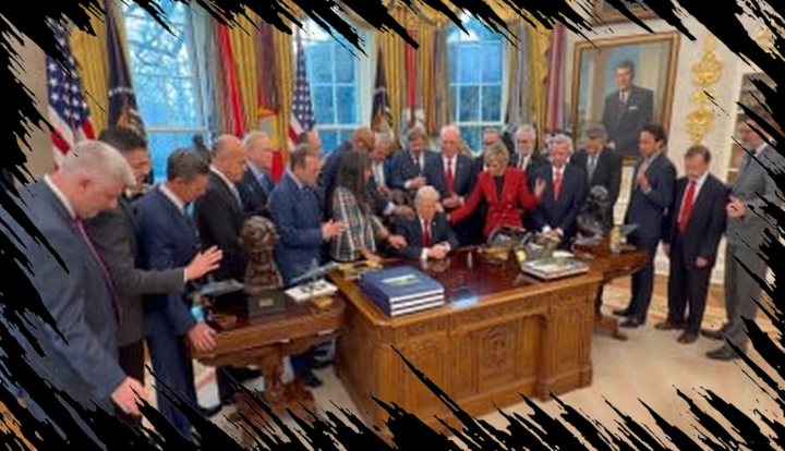 Trump Didoakan Puluhan Rohaniawan untuk Kemenangan AS Melawan Iran