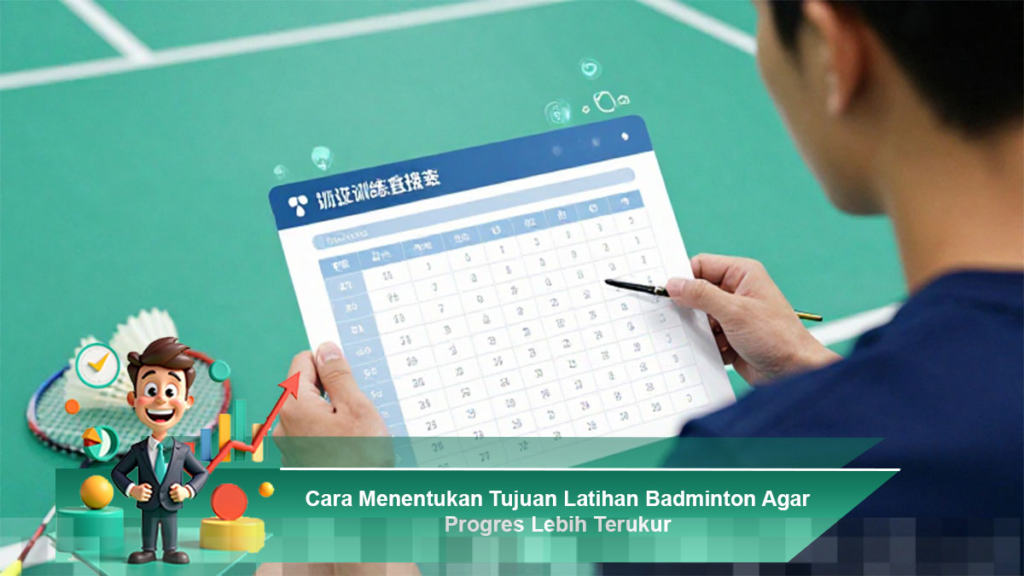 Cara Menentukan Tujuan Latihan Badminton Agar Progres Lebih Terukur