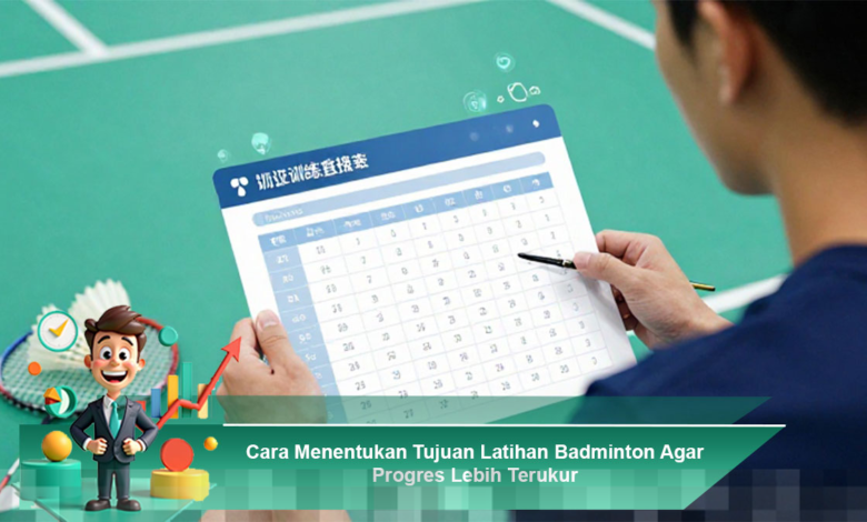 Cara Menentukan Tujuan Latihan Badminton Agar Progres Lebih Terukur