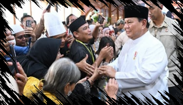 Prabowo dan Didit Sapa Ribuan Warga dalam Halal Bihalal di Istana yang Hangat