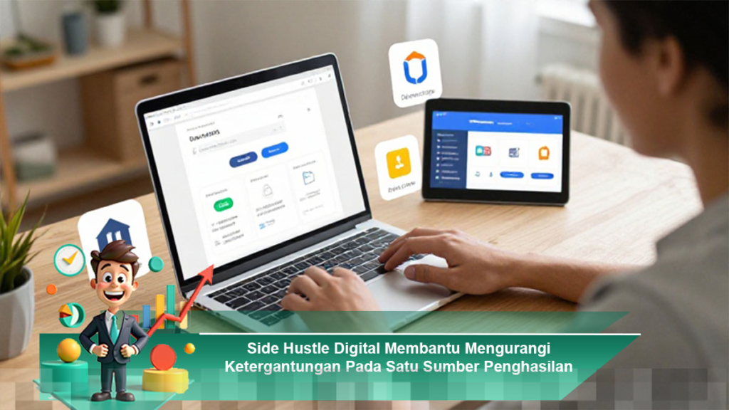 Meningkatkan Pendapatan dengan Side Hustle Digital untuk Mengurangi Ketergantungan Penghasilan Tunggal