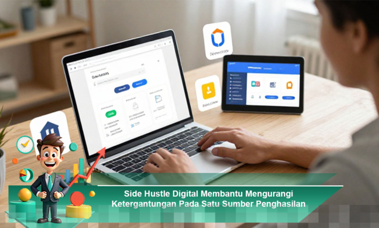 Meningkatkan Pendapatan dengan Side Hustle Digital untuk Mengurangi Ketergantungan Penghasilan Tunggal