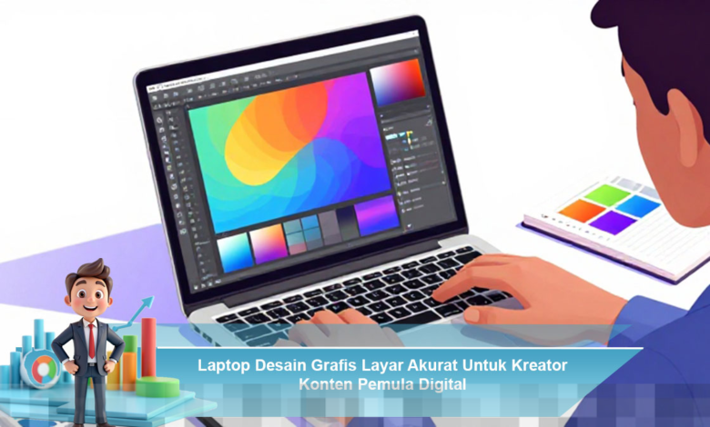 Laptop Desain Grafis Layar Akurat Untuk Kreator Konten Pemula Digital