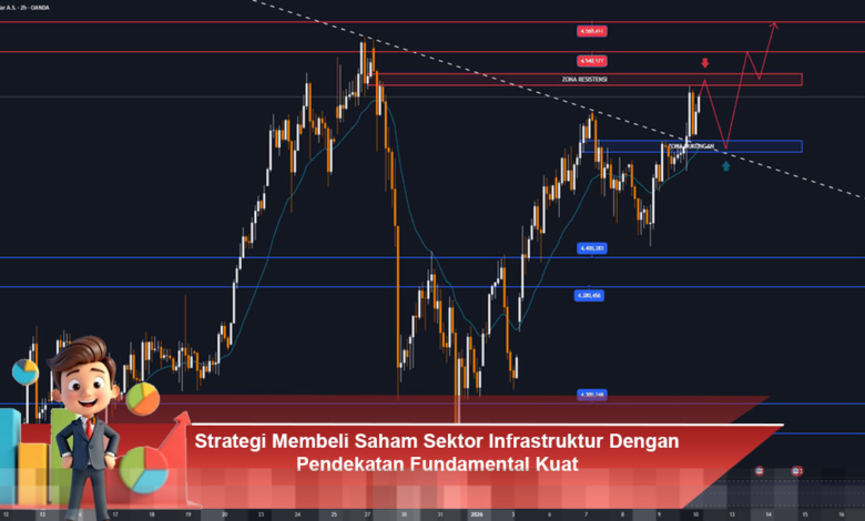 Strategi Investasi Saham Sektor Infrastruktur Berbasis Pendekatan Fundamental yang Kuat