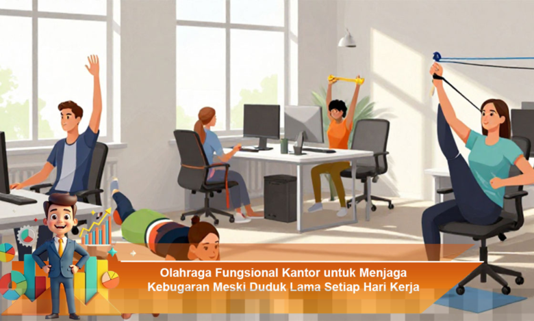 Olahraga Fungsional di Kantor untuk Menjaga Kebugaran Saat Duduk Lama Setiap Hari