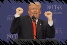 Trump Dikecam Setelah Kontroversi Meniru Atlet Transgender dalam Pidato di Florida