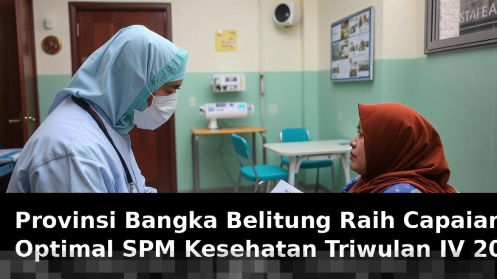 Provinsi Bangka Belitung Capai Optimalisasi SPM Kesehatan Triwulan IV 2025 Provinsi Bangka Belitung Capai Optimalisasi SPM Kesehatan Triwulan IV 2025