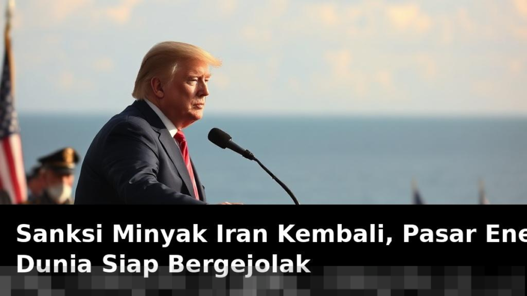 Sanksi Minyak Iran Diberlakukan Kembali, Pasar Energi Global Siap Menghadapi Gejolak Sanksi Minyak Iran Diberlakukan Kembali, Pasar Energi Global Siap Menghadapi Gejolak