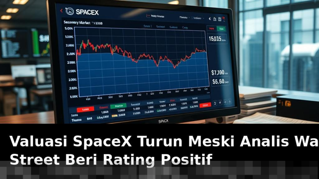 Valuasi SpaceX Menurun Meski Analis Wall Street Tetap Beri Rating Positif