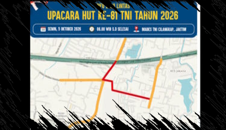 HUT TNI ke-81 di Cilangkap: Pengendara Dihimbau Menghindari Kemacetan dan Mencari Rute Alternatif