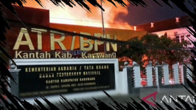 Wamen Ossy Mendorong Polisi Selidiki Penyebab Kebakaran Kantor BPN Karawang